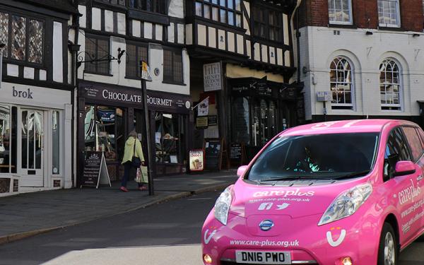 Care Plus car in Shropshire