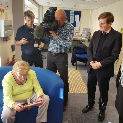 TV makes stars of Shrewsbury silver surfers