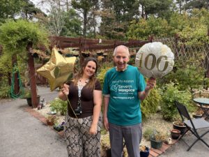 Retirement Living Co-ordinator, Claire and Smudge.
