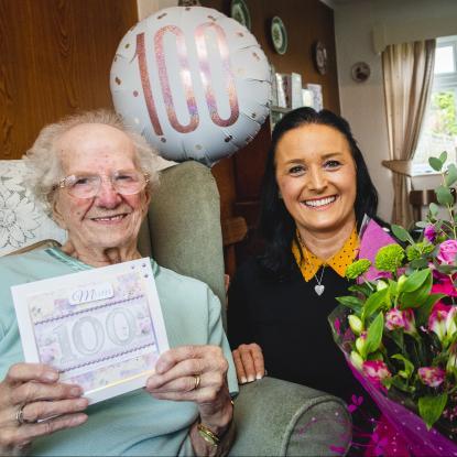 Happy 100th birthday Madge!