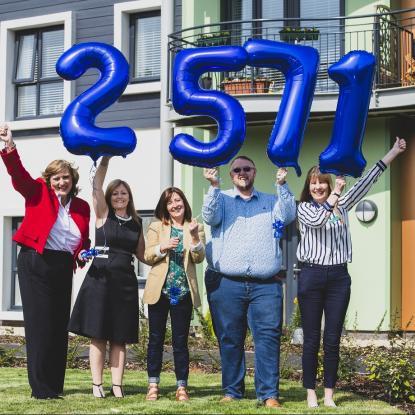 Housing group celebrates a year of charitable giving
