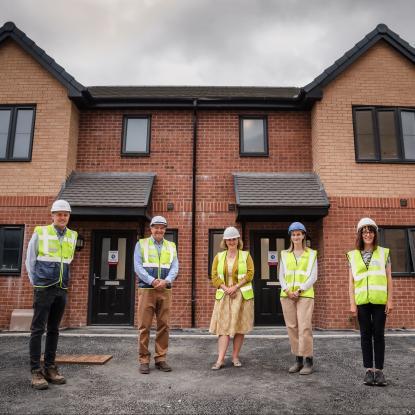 Housing Plus Group celebrates completion of new-build homes in Stafford