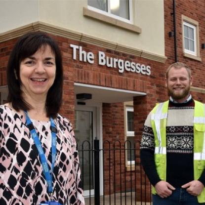 Handover of landmark housing project in Staffordshire