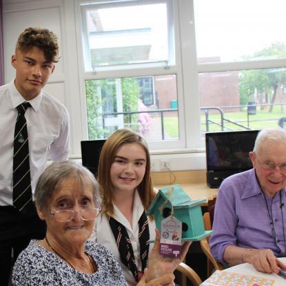Pupils top of the class for volunteering