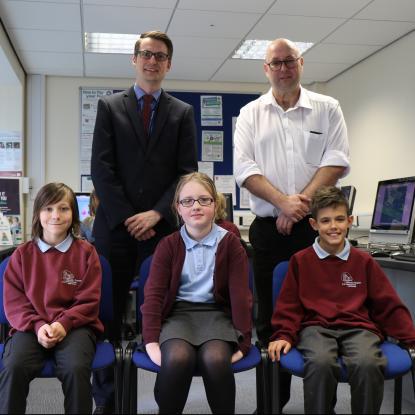 Head visits pupils at motivational homework club