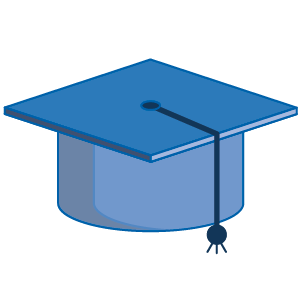 Mortar board Hat