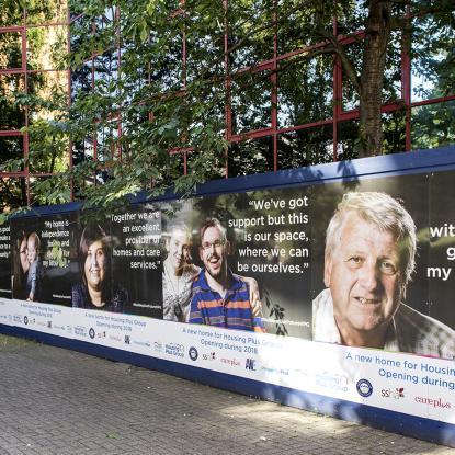 Larger-than-life locals star in poster campaign