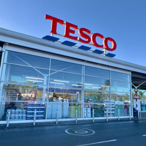 Front of a Tesco supermarket