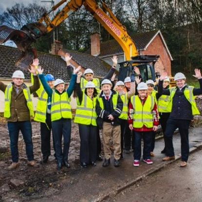 Work starts on our new retirement living homes in Kinver