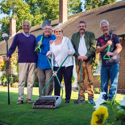 Flower power - neighbours dig for victory in village contest